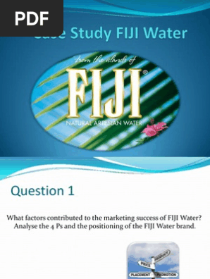 Fiji water csr case study fiji water mission statement